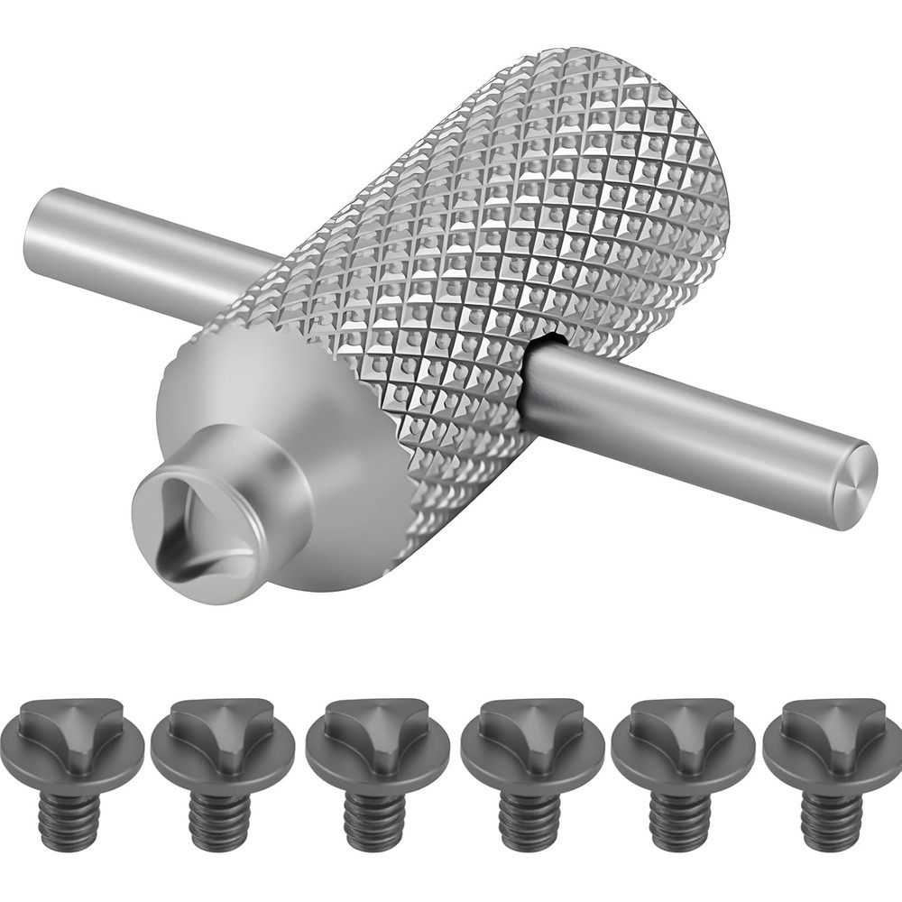 Titanium Triangle Screw & Driver Kit Compatible with Microtech Ultratech, UTX-85