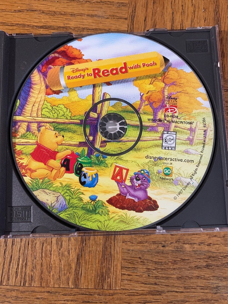 Disney Winnie The Pooh Computer Software