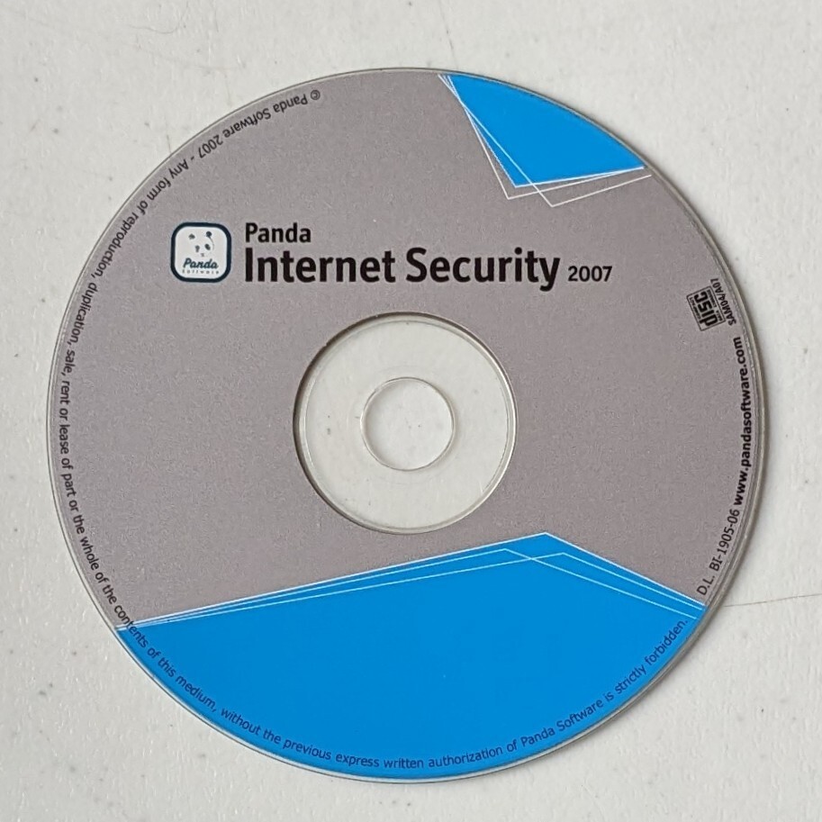 Panda Internet Security 2007 CD-ROM Disc D.L. BI-1905-06 Antivirus Software
