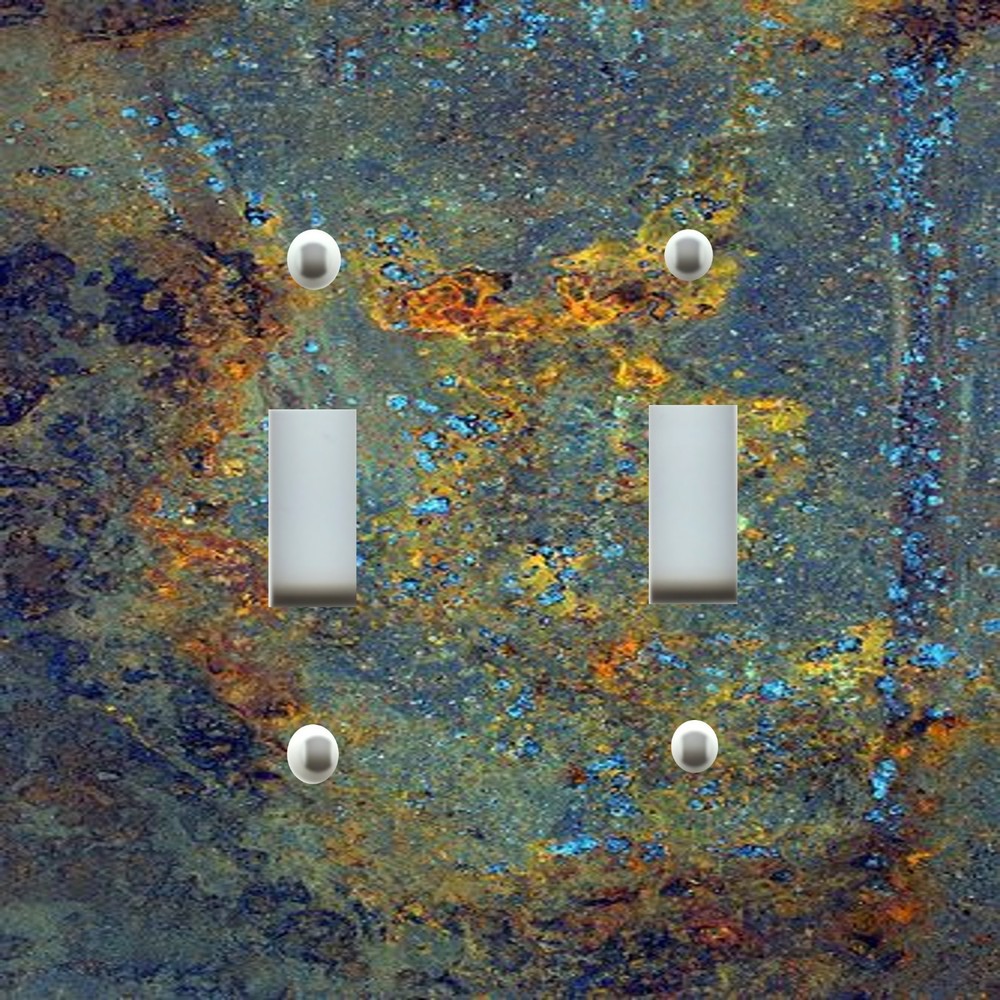 Light Switch Plate Cover RUSTIC HOME DECOR GRAFFITI ARTWORK RUST TEXTURE PATINA