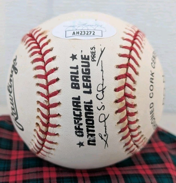 Dave Cash Autographed Onl Baseball Jsa