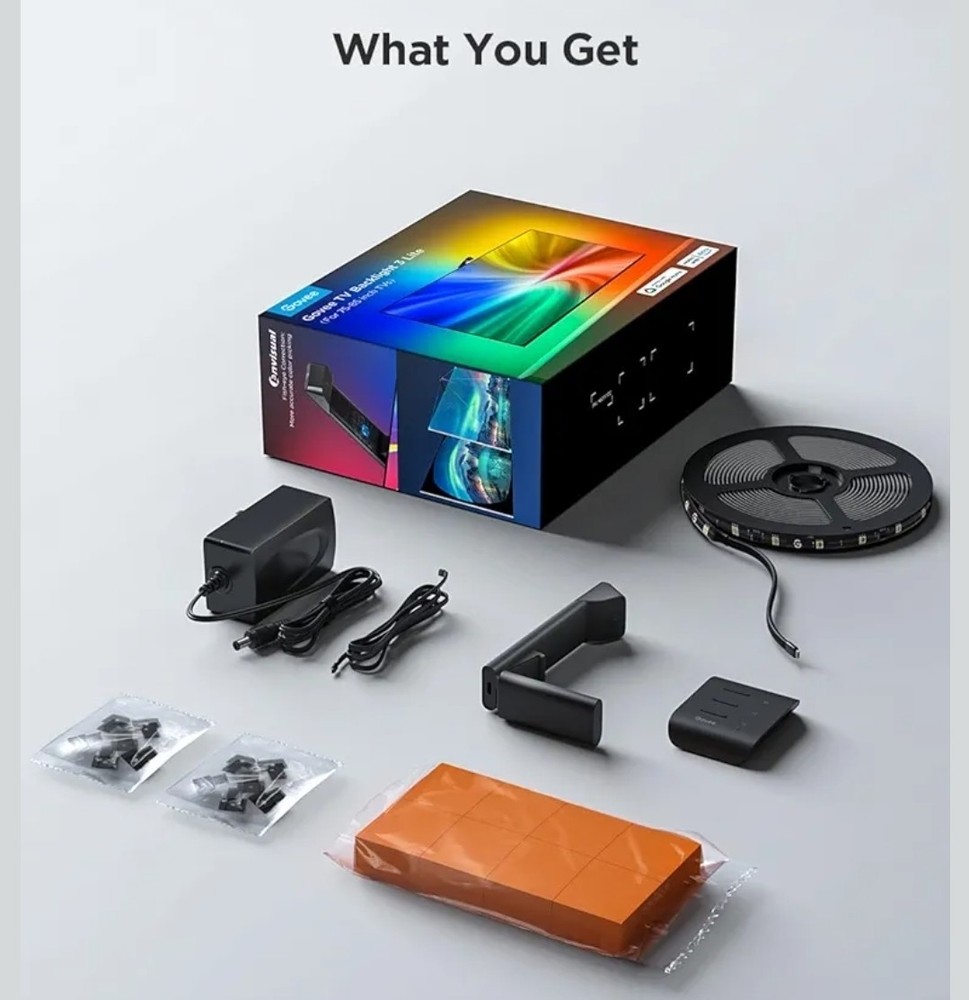 Govee TV Backlight 3 Lite with Fish-Eye Correction Function Sync 75-85" TVs