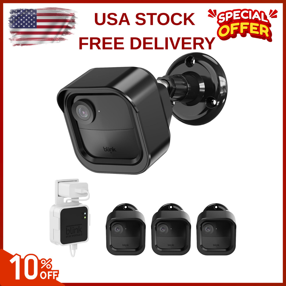 3 Pack Mount for Blink Outdoor & Indoor Camera, Wall Bracket Holder (No Camera)