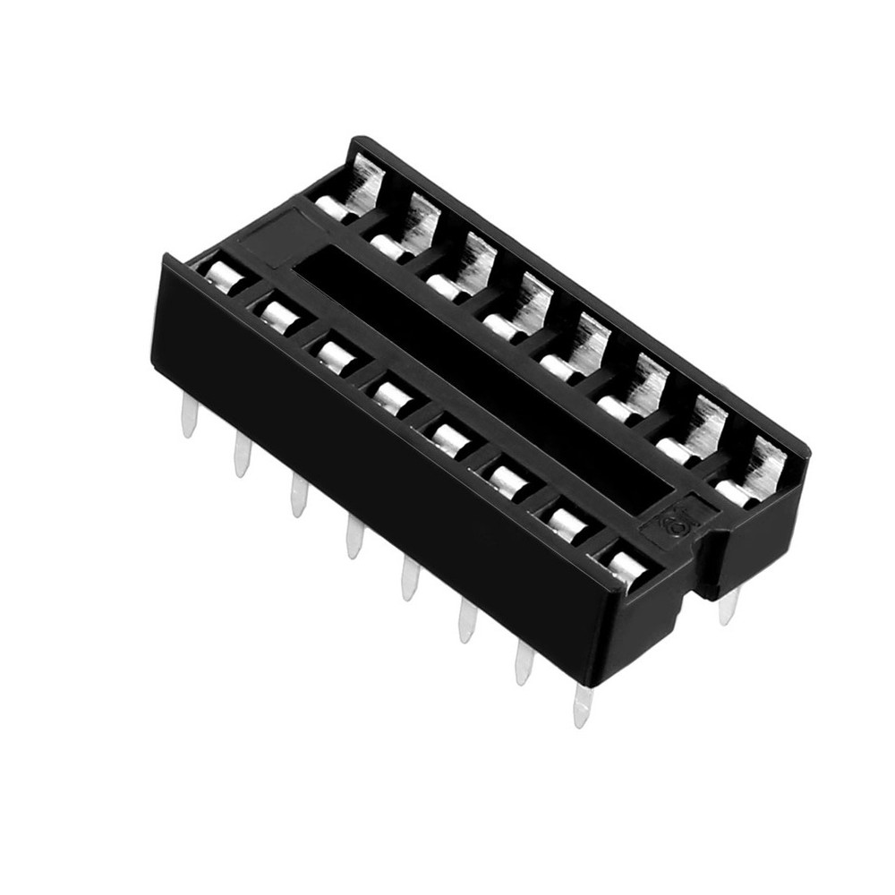 10pcs 2 Row 16 Flat Pins Soldering DIP IC Chip Socket Adaptor