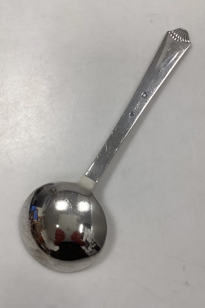 Hans Hansen Arvesolv No. 4 silver serving spoon