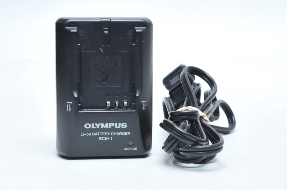 Olympus OEM BCM-1 Charger With Power Cord for E1, E3, E5, E30, E300,E500