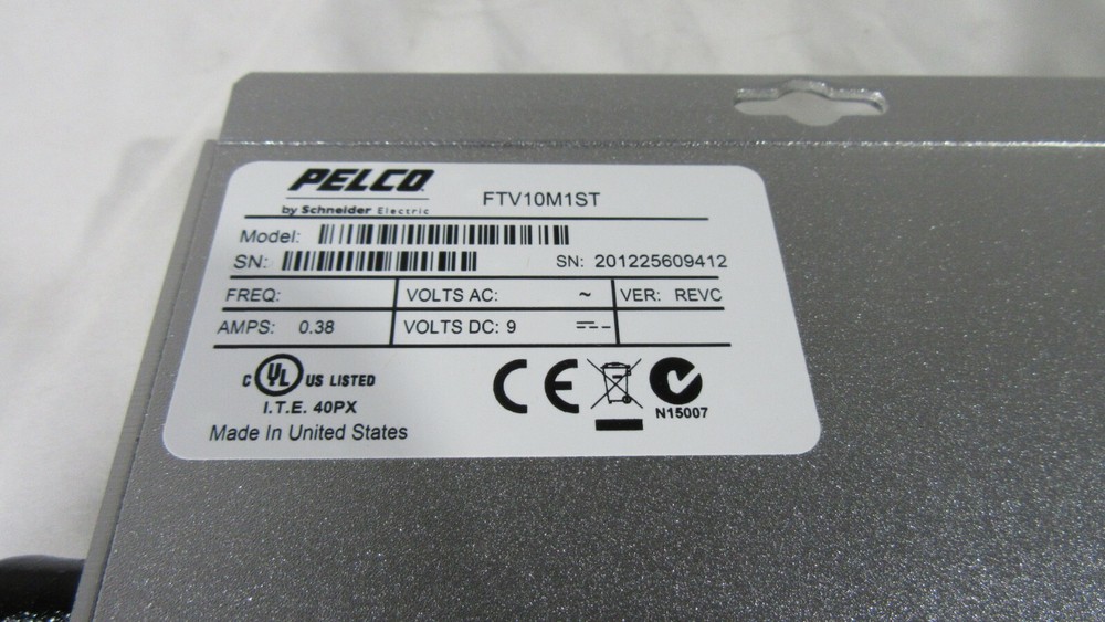 PELCO FTV10M1ST FIBER TRANSMITTER