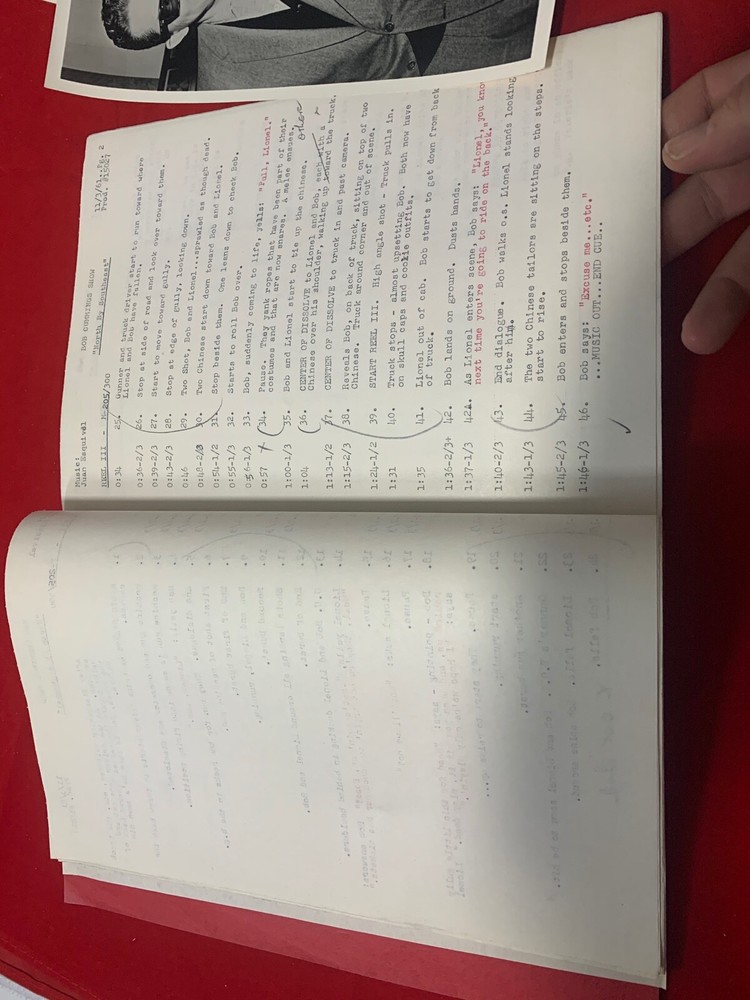 BOB CUMMINGS SHOW AUTHENTIC EPISODE SCRIPT "NORTH BY SOUTHWEST"