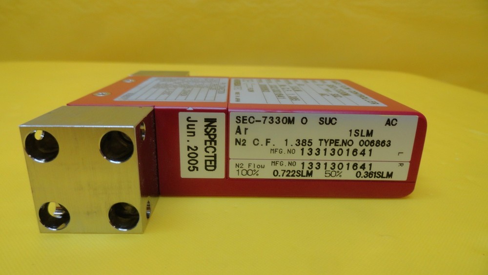 STEC SEC-7330M Mass Flow Controller MFC 1 SLM Ar SEC-7330 Used Working