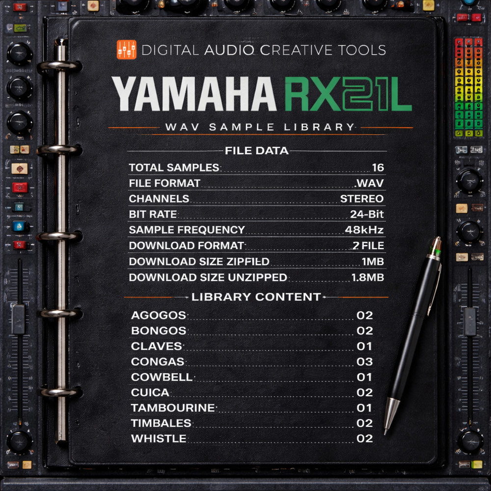 Yamaha RX21L Drum Machine Sample Library