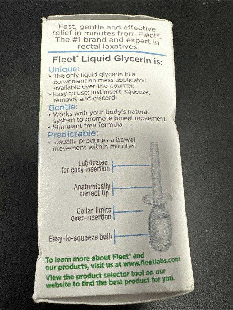 Fleet Liquid Glycerin Suppositories 4 Each
