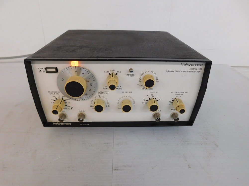 WAVETEK MODEL 143 20MHZ FUNCTION GENERATOR (MPT7)