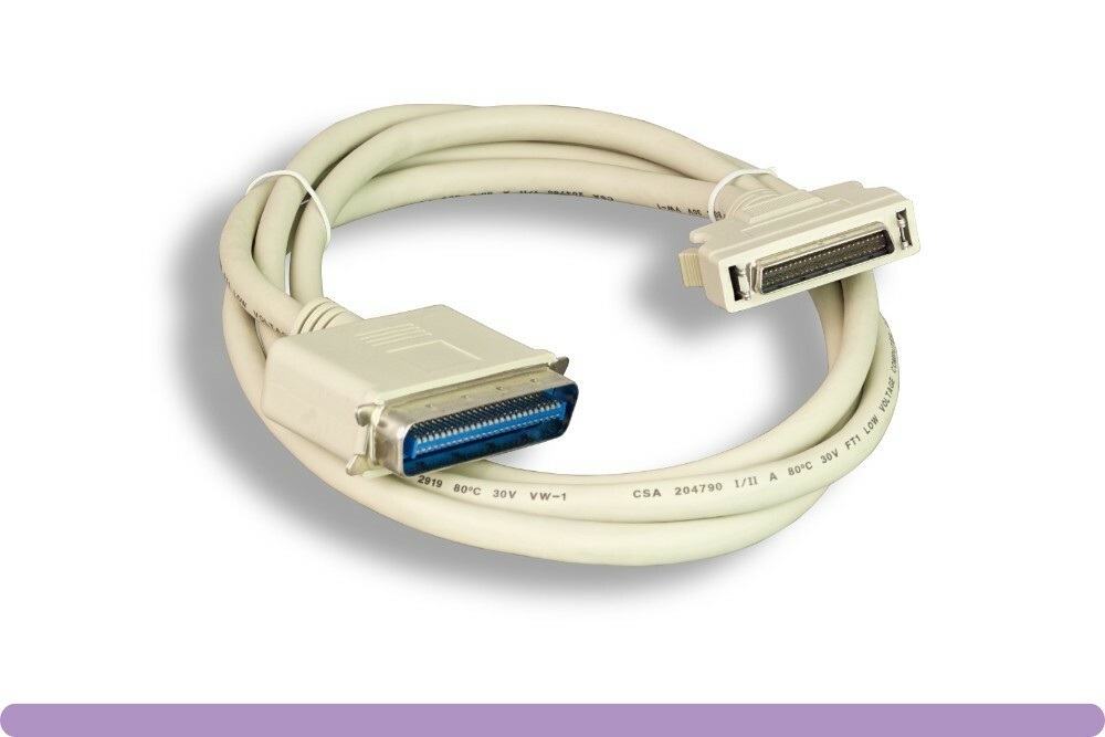 6FT Half Pitch DB50 Male to Centronic Male SCSI Cable (HPDB50M to CN50M)