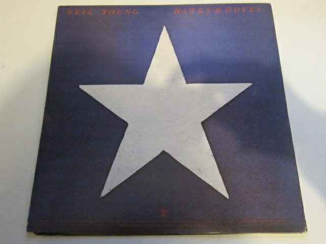 NEIL YOUNG  Hawks and Doves  12x12  promo poster