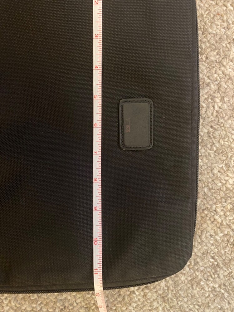 Tumi Black Ballistic Nylon Tablet iPad Zip Case organizer EUC