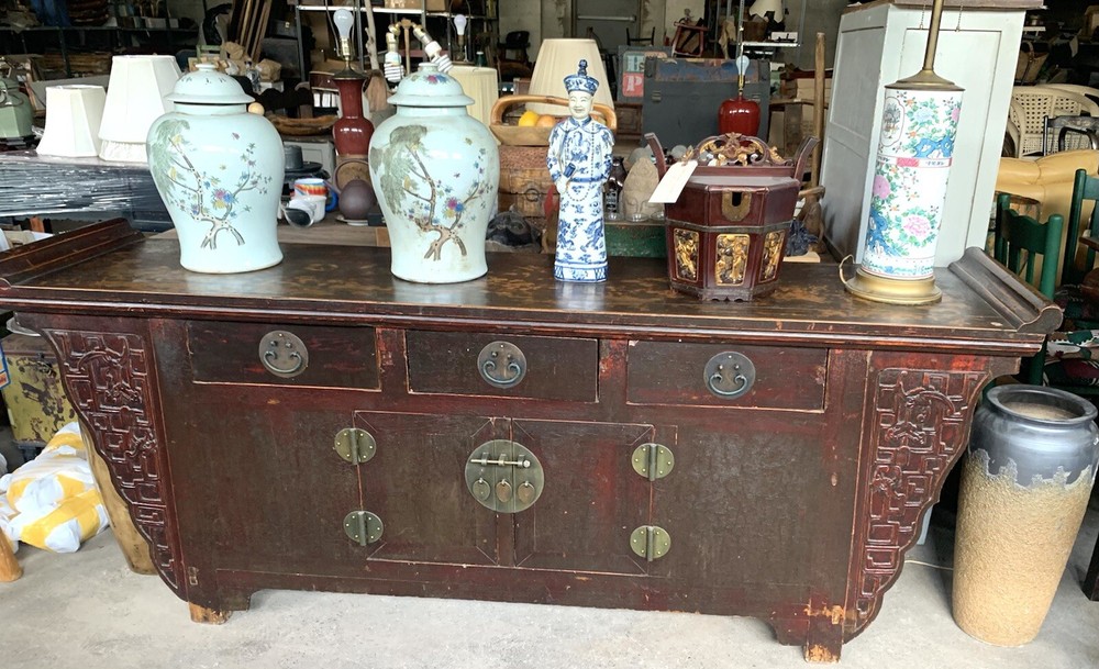 Antique Chinese Buffet Table
