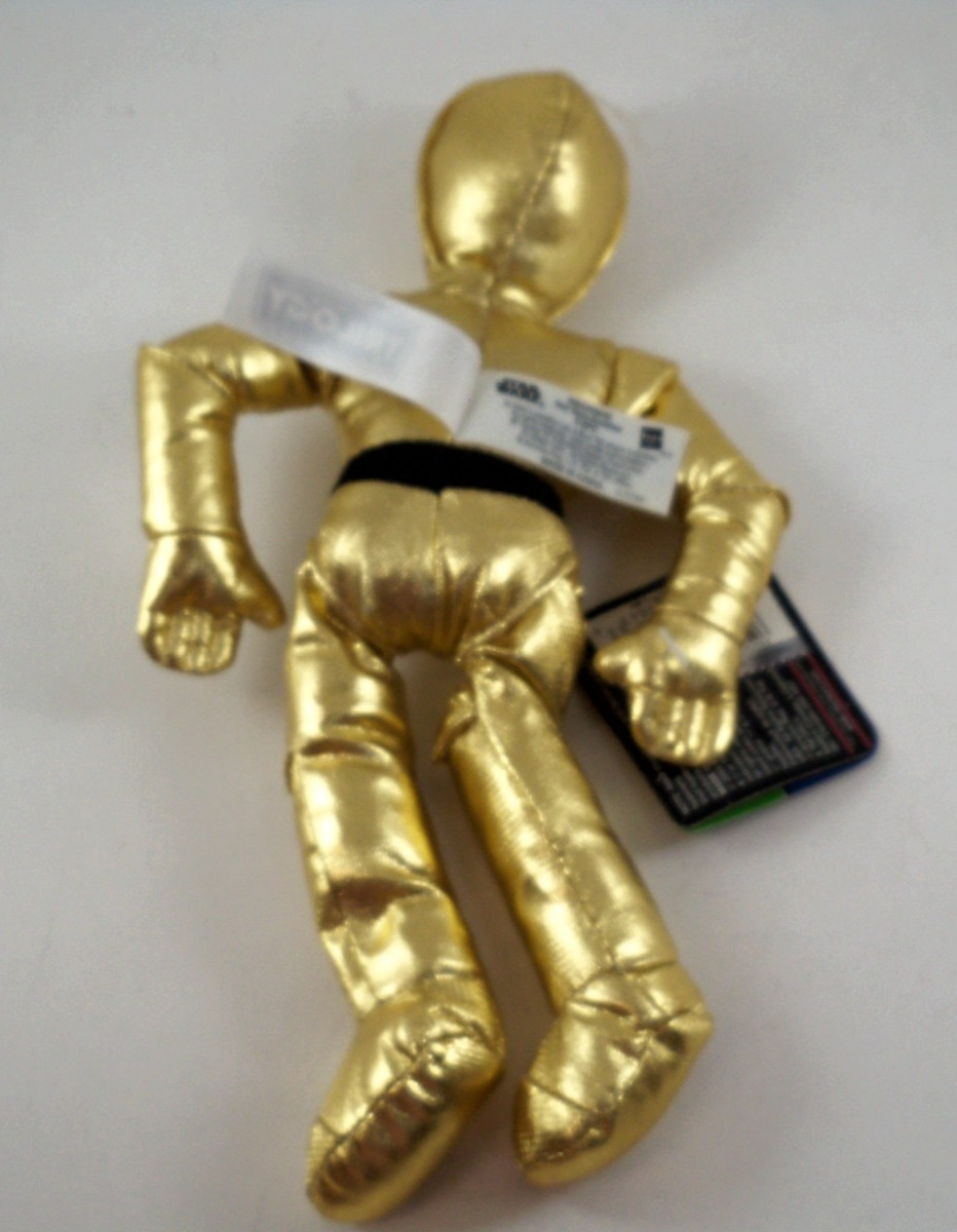 Star Wars Hasbro Battle Buddies C3P0 Plush 10" 2004 NEW WITH TAGS!