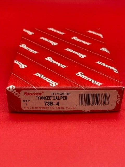 Starrett 73B-4 Yankee Spring-Type Inside Caliper, 4" Size, Spring Nut IN STOCK