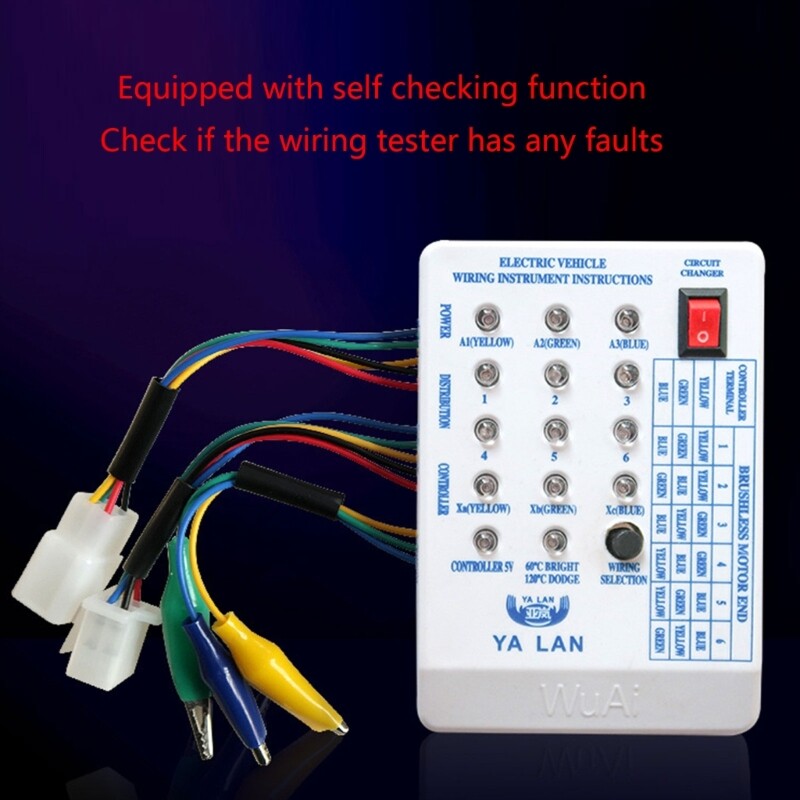 E-bike Scooter Brushless Car Motor Controller Tester Quick Detect Device Control