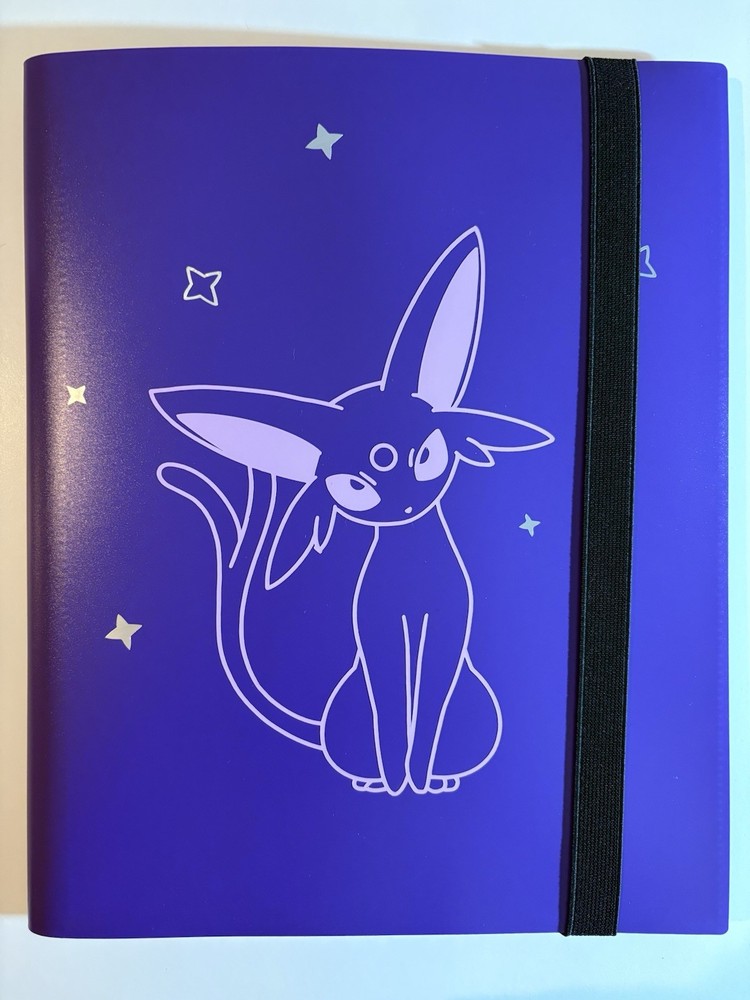 9 Pocket - Strap Binder - 360 Side Loading - Purple Espeon