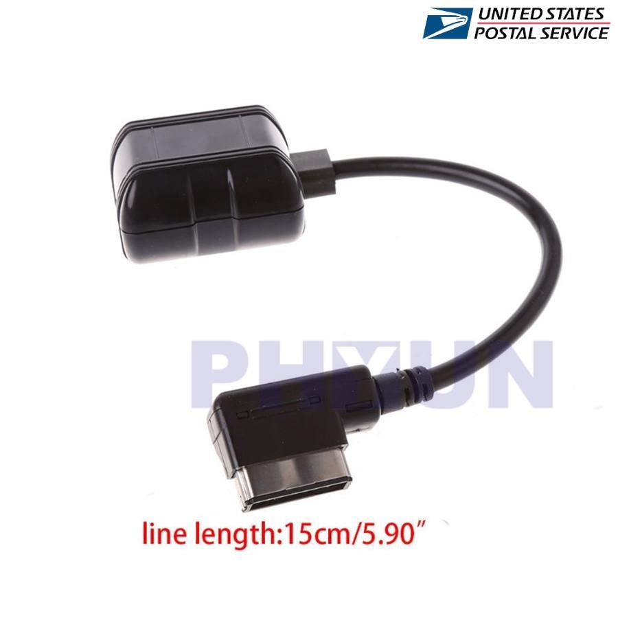 Car Bluetooth Wireless Module for Benz Radio Stereo Aux Cable Adapter MMI Socket