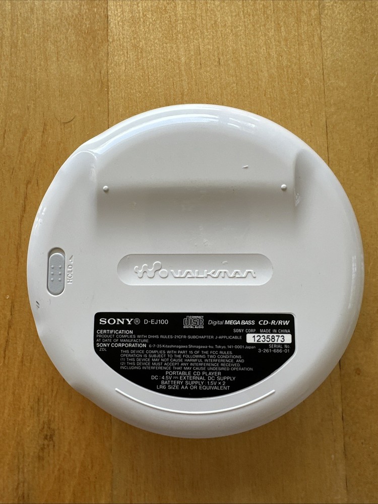 Sony D-EJ100PS Psyc Walkman Portable CD Player (White)