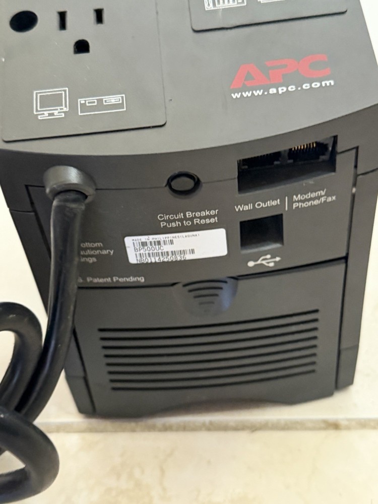 APC Back Ups Pro 500 - No Battery Included