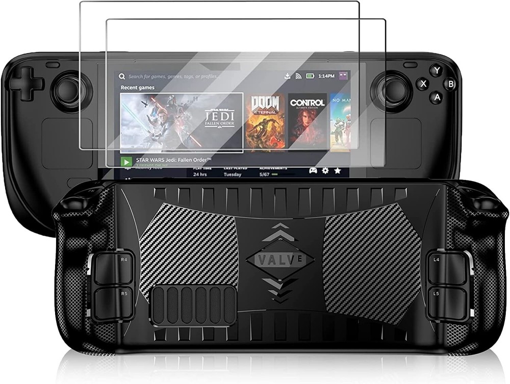 Steam Deck Case Stream Deck Case with Anti-Slip Particles, Compatible with Steam