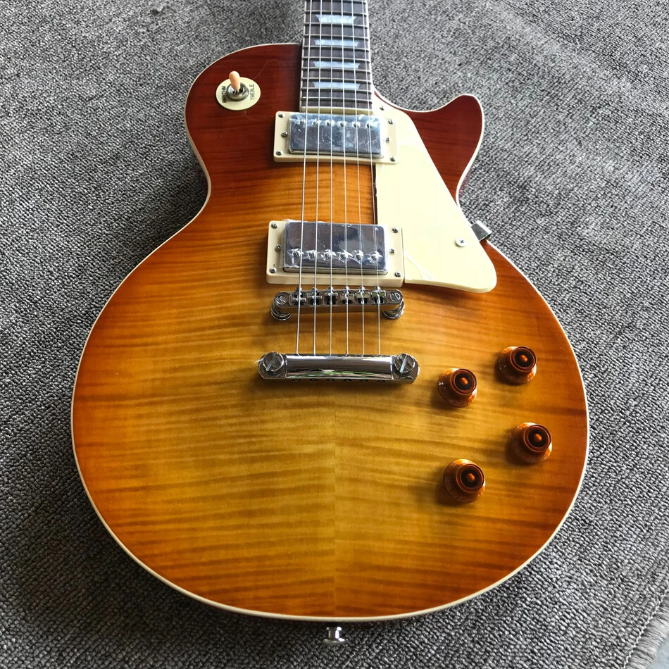 Professional LP standard high-quality electric guitar, chrome hardware 6-string