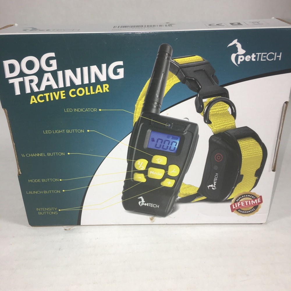 Dog Training Active Collar Model #PTOZ1 - Rechargable & 100% Waterproof