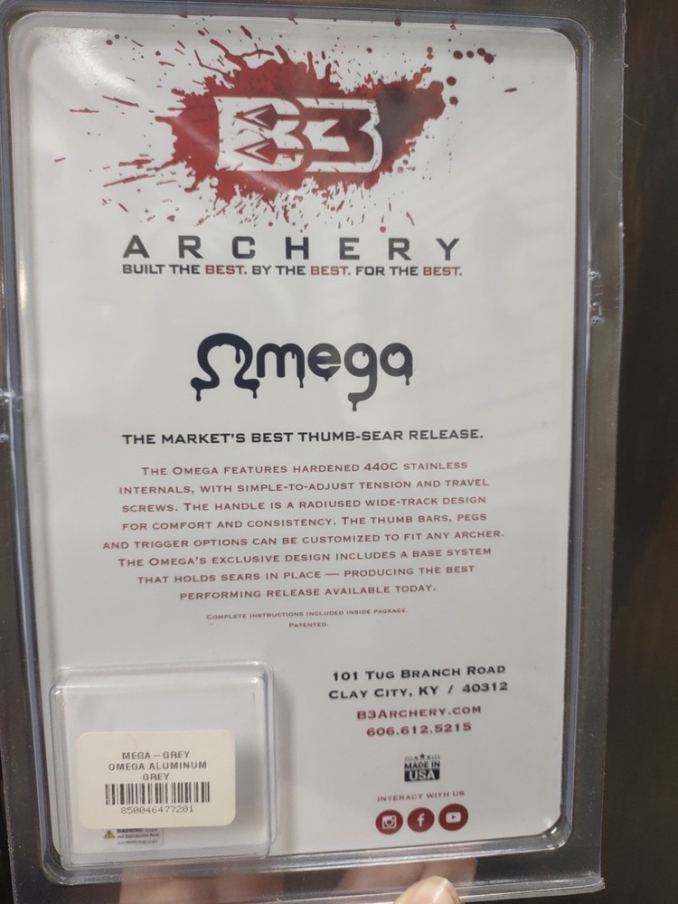 B3 Archery Omega Release
