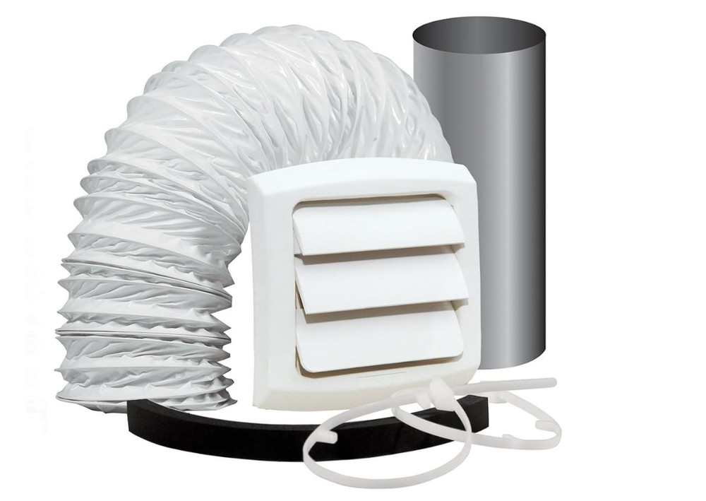 Bathroom Fan Vent Kit with, Wall Style