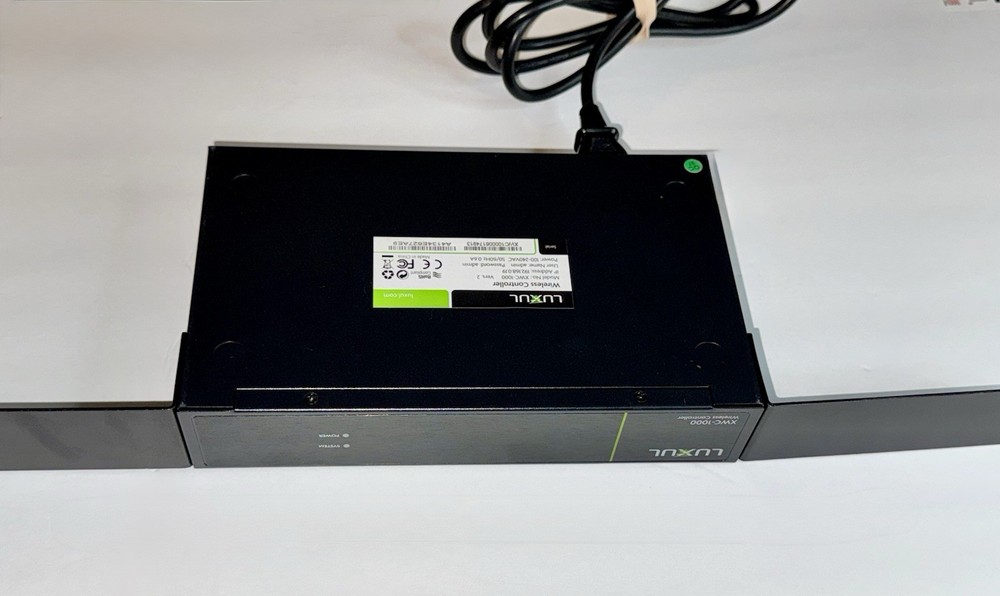 Luxul XWC-1000 V2 Wireless Controller System Tested with Power Cord Rack Ears