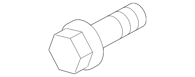 Genuine Mitsubishi Side Mount Bracket Mount Bolt MF911656