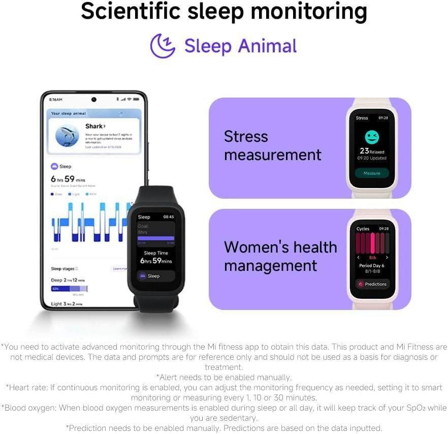 Xiaomi Smart Band 9 Active Global Version BLACK