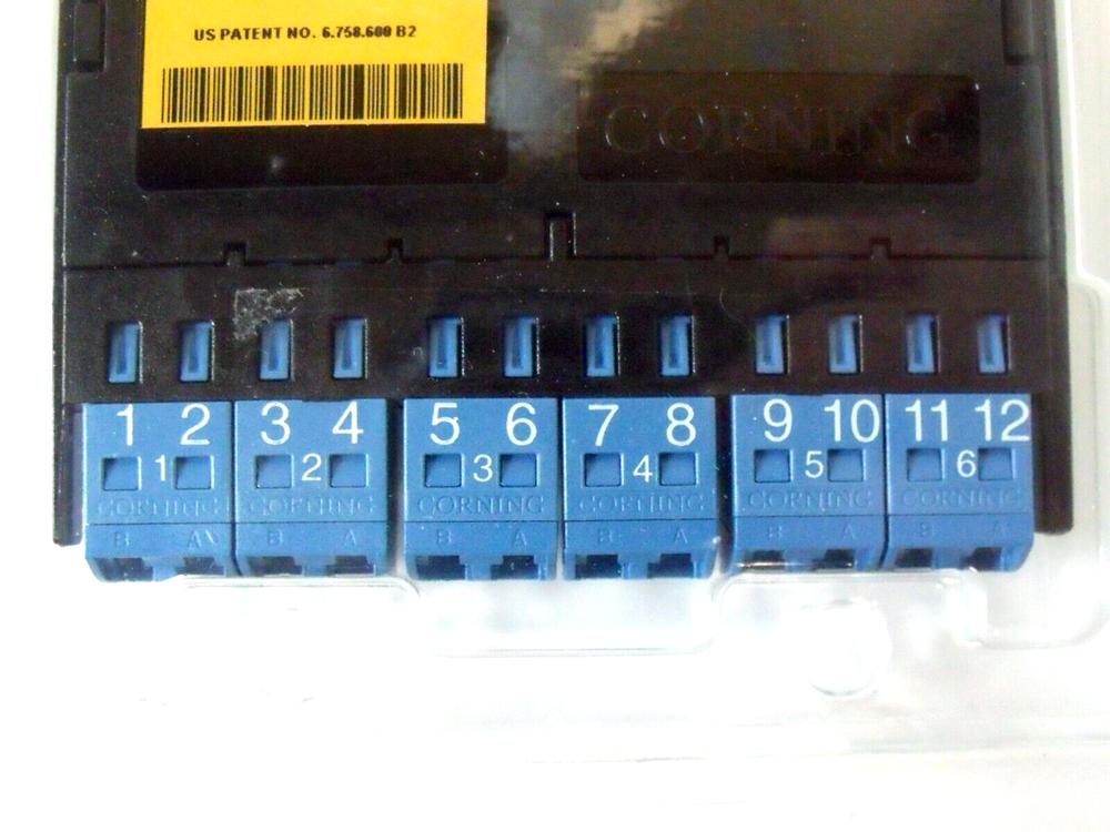 NIB Corning 526726 ECM-UM12-04-89G Bend-improved Single-mode 12F Edge Module