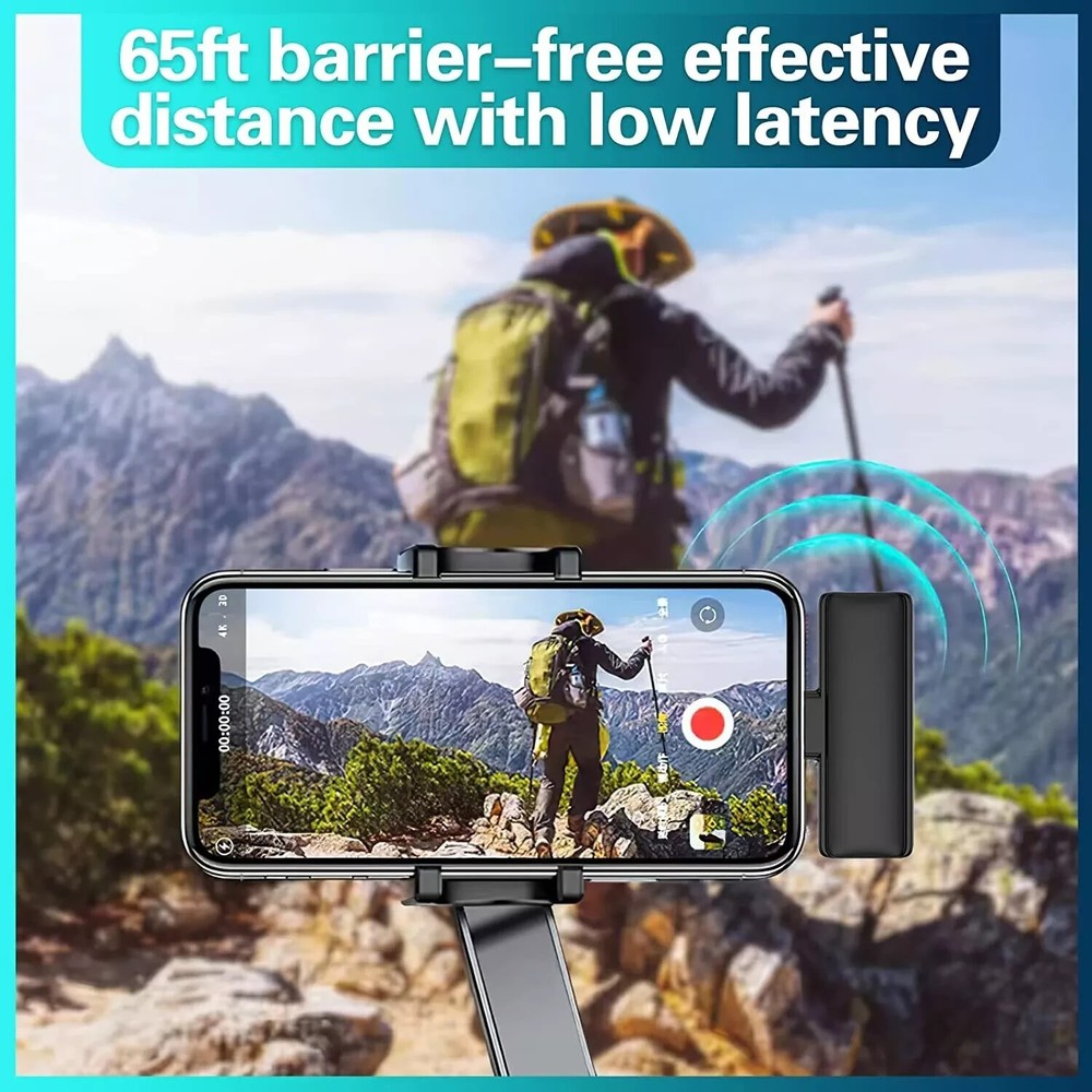 2 pc Professional Wireless Lavalier Microphone for iPhone iPad w/ Charging Case