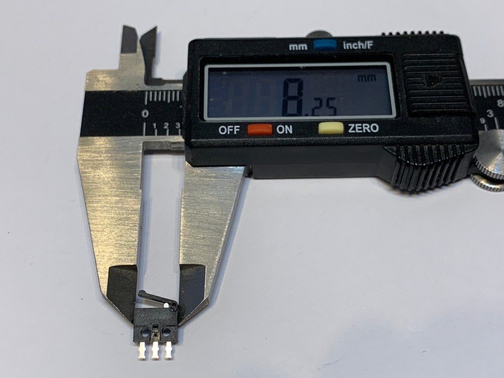 2 Pieces- NC NO Microswitch Reset mini small Micro Limit Switch Lever Camera