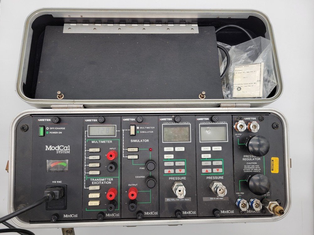 Ametek Modcal System Test Unit Multimeter Pressure Indicator Modules For Parts