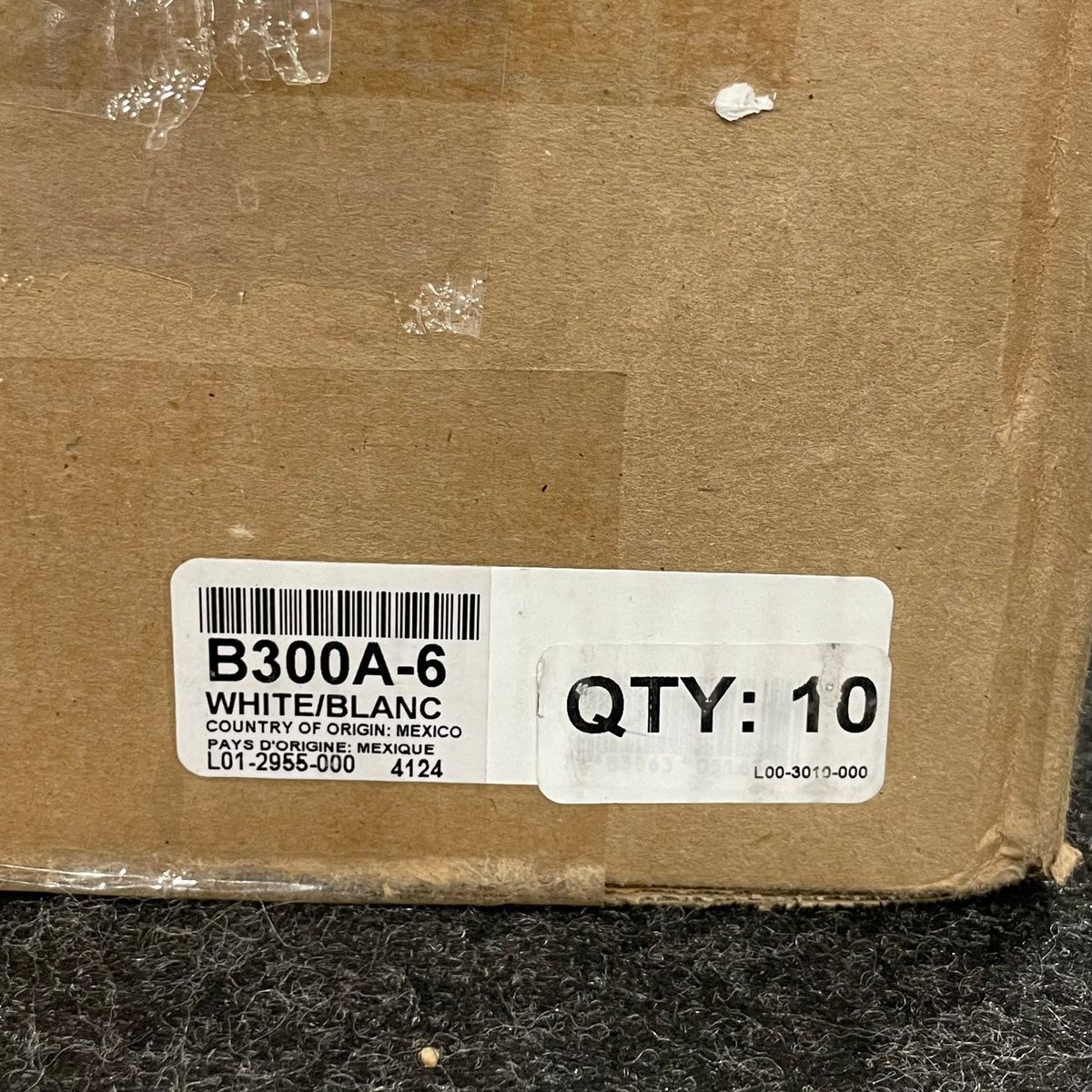 SYSTEM SENSOR Detector Base White B300A-6, Box of 10