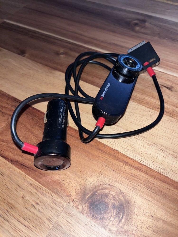 Monster iCarPlay Wireless 800 FM Transmitter - Solid condition, used, old.
