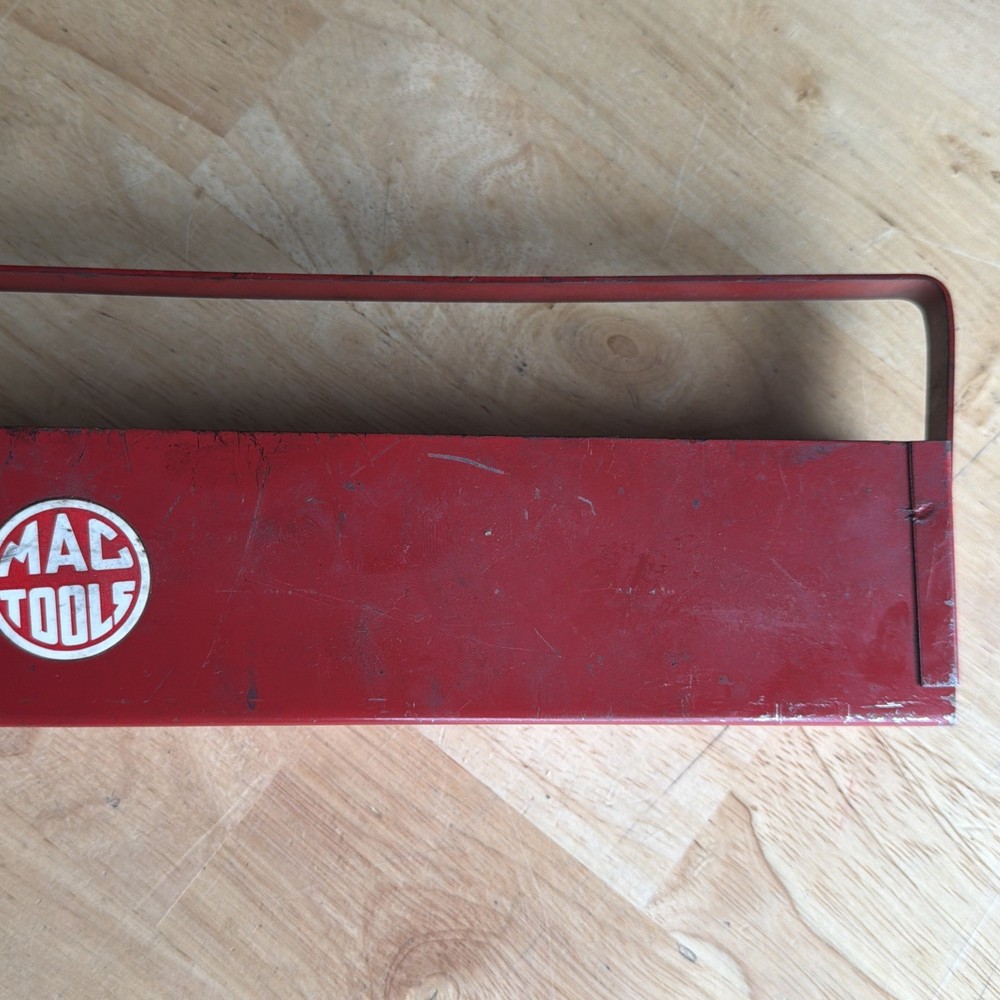 Mac Tools 13.5" Deep Socket Tray Holder Organizer with Handle Red VT15