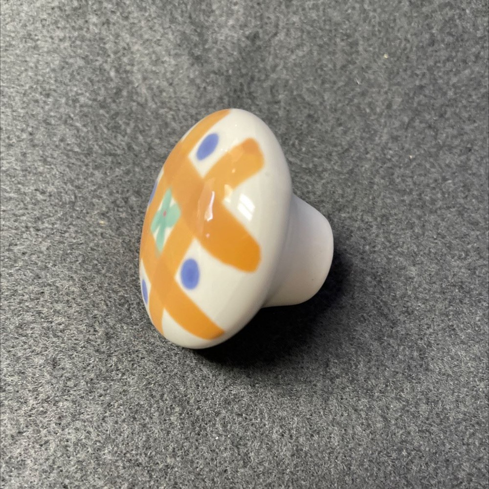 1-1/2" Hand Painted Ceramic Knob