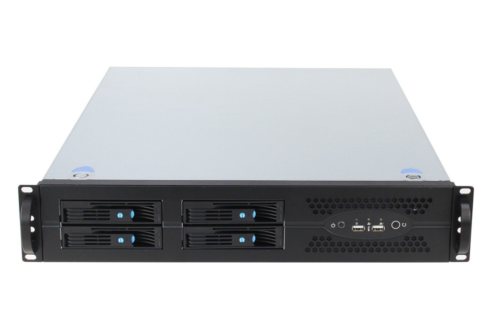 2U Computer Case 4 Bay Server Chasis ATX Computer Case Empty server chassis