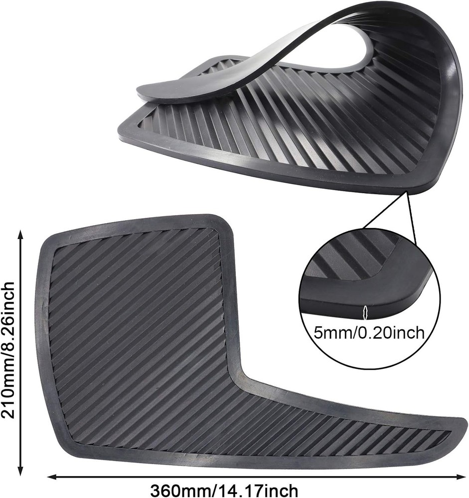 Car Mud Flaps, AUTOXBERT 4Pcs Universal Rubber Mudflaps Splash Guards Automotive