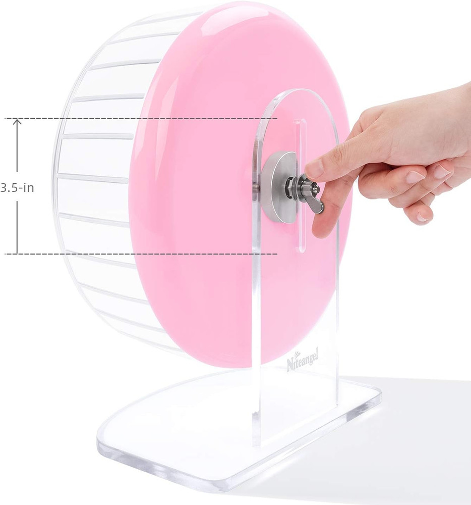 Super-Silent Hamster Exercise Wheels: - Quiet Spinner Hamster Running Wheels wit
