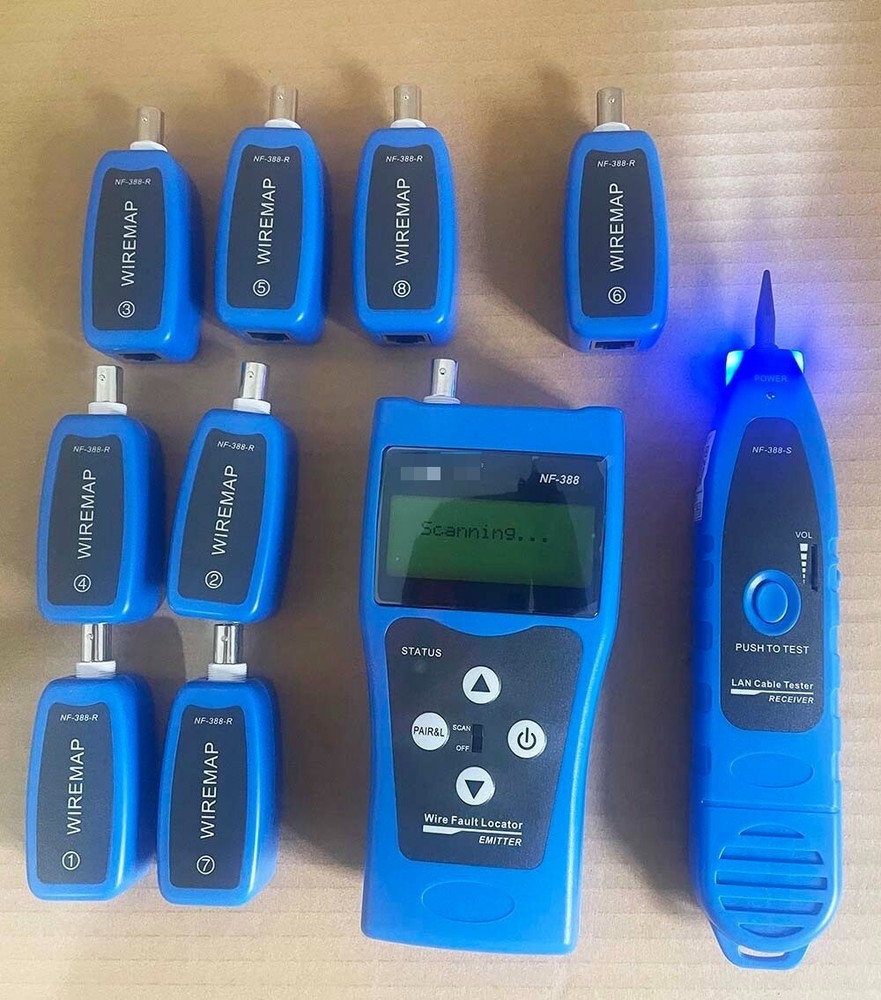 NF-388 Network Cable Tester RJ45 Cable Tracker Lan Tester Cable Finder