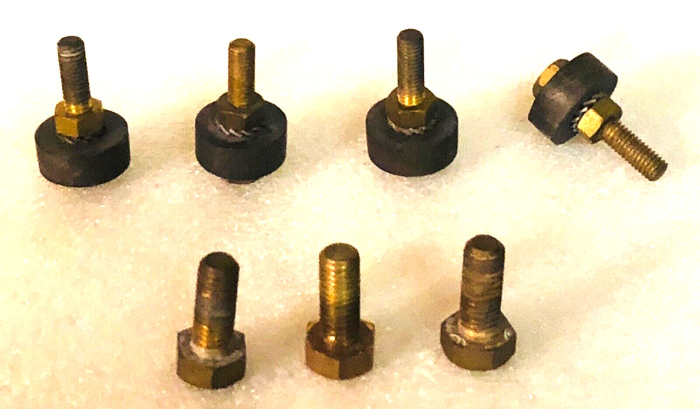 1950s BIBENDUM -BASE - BRASS SCREW SET!