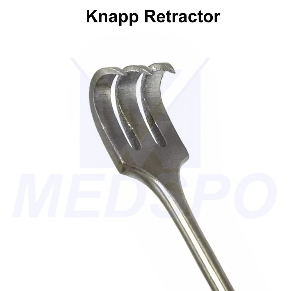 Surgical Hook Shape Knapp Three Prong Sharp Retractor Surgery Instruments CE