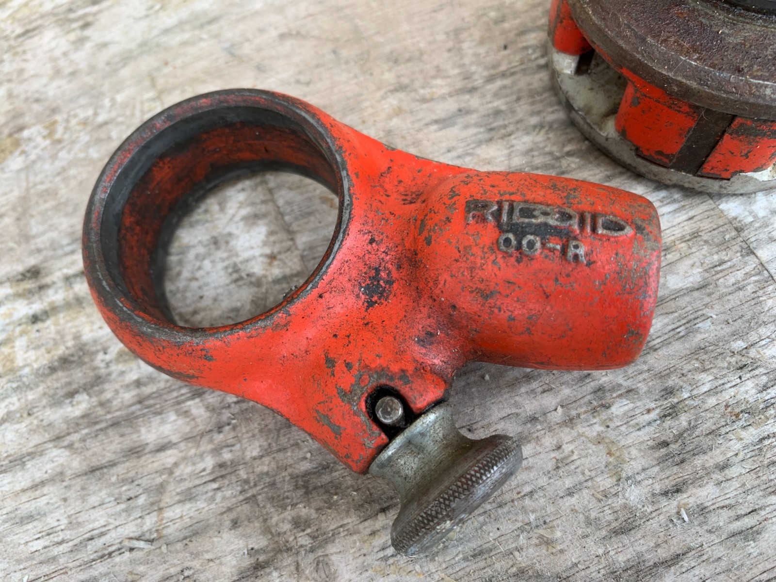 Ridgid 00-R 6 Pc VTG Pipe Threader Kit Ratchetting Die Head 3/8- 1" USA Made